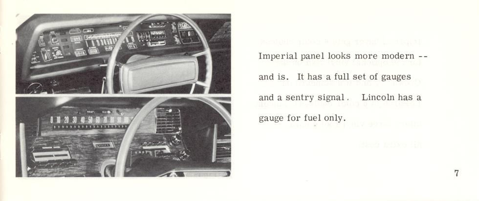 1969 Chrysler Imperial vs Lincoln Page 7